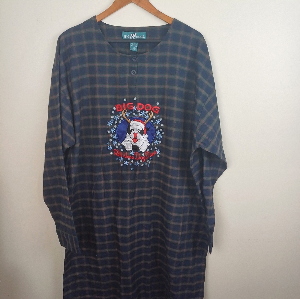 BIG DOGS NWT Lounge ware The Red Nose Dog Deer Large XL